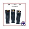 Black Nylon Cable Ties 4.8x300mm