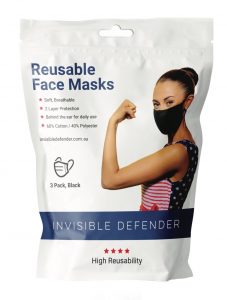 Reusable Face Masks 3 Pack